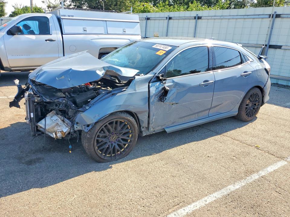 60747486 :رقم المزاد ، SHHFK7H22HU216043 vin ، 2017 Honda Civic مزاد بيع