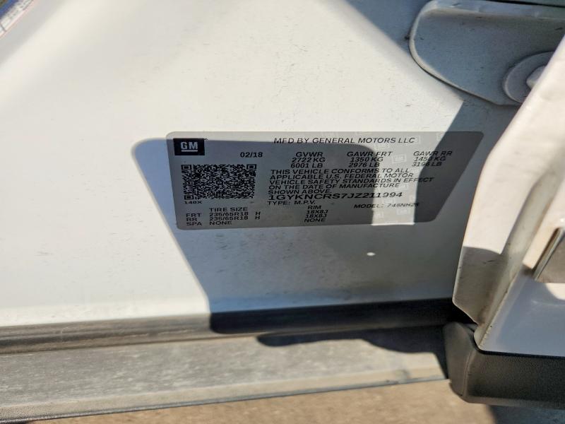 Aukcja sprzedaży 2018 Cadillac Xt5, vin: 1GYKNCRS7JZ211994, numer aukcji: 59802796