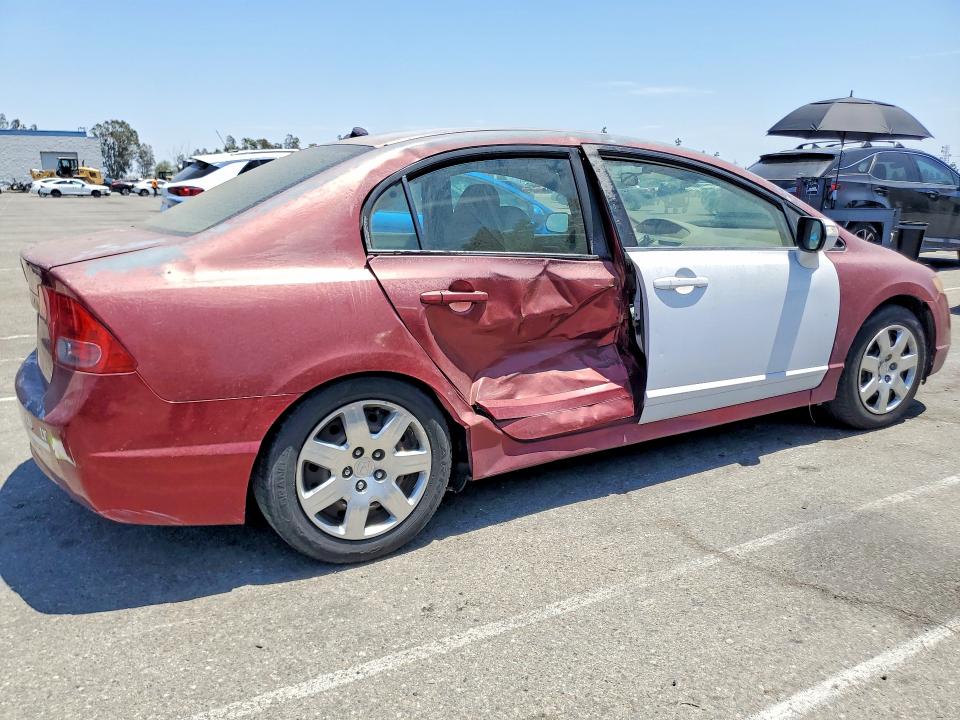 2007 Honda Civic მანქანა იყიდება აუქციონზე, vin: JHMFA16557S001156, აუქციონის ნომერი: 61809956