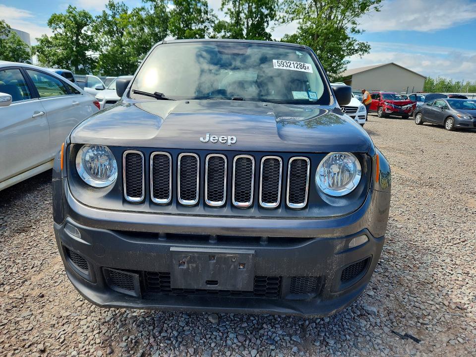 59321286 :رقم المزاد ، ZACCJBAT1GPC79140 vin ، 2016 Jeep Renegade مزاد بيع