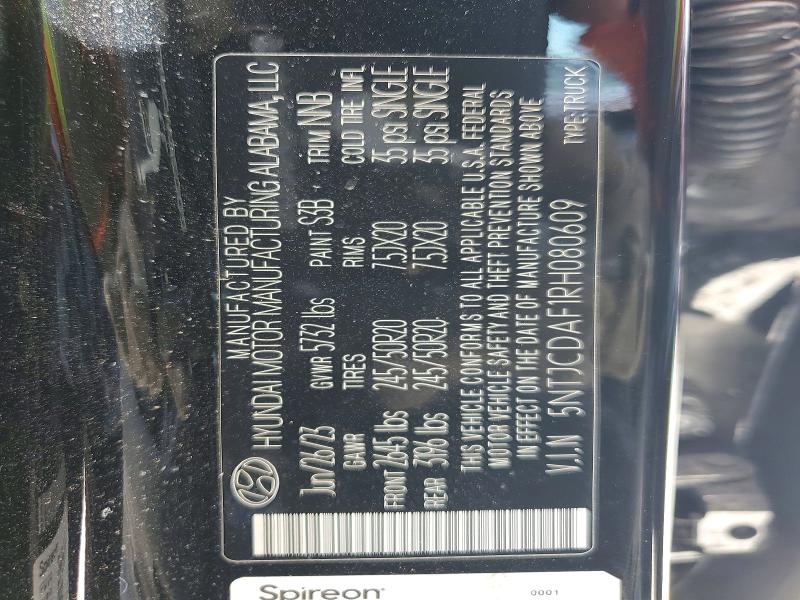 Продажа на аукционе авто 2024 Hyundai Santa Cruz, vin: 5NTJCDAF1RH080609, номер лота: 60686756