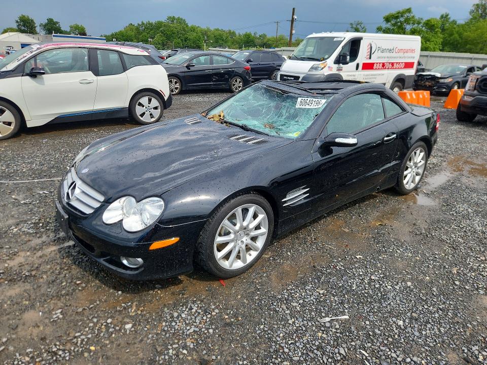 60649196 :رقم المزاد ، WDBSK71F37F130780 vin ، 2007 Mercedes-benz Sl مزاد بيع