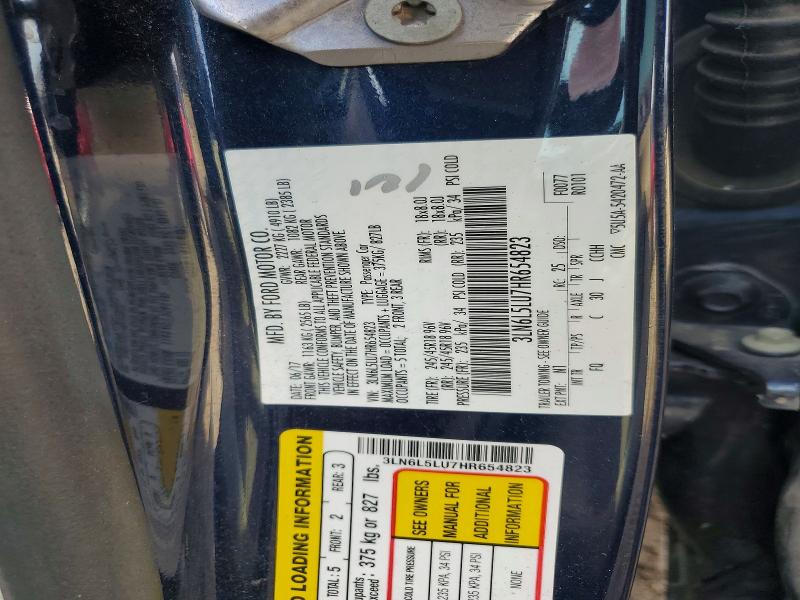 Продажа на аукционе авто 2017 Lincoln Mkz, vin: 3LN6L5LU7HR654823, номер лота: 60062636
