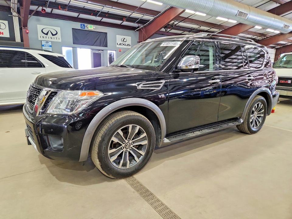 61851146 :رقم المزاد ، JN8AY2NCXJX500787 vin ، 2018 Nissan Armada مزاد بيع
