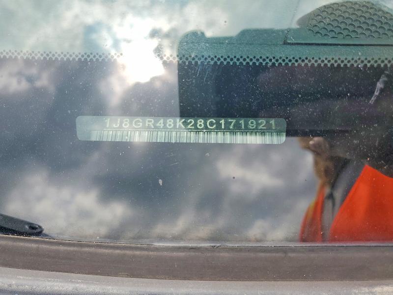 2008 Jeep Grand Cherokee მანქანა იყიდება აუქციონზე, vin: 1J8GR48K28C171921, აუქციონის ნომერი: 41633946