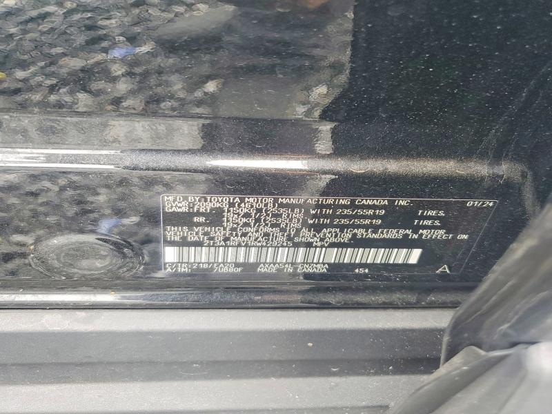 59979996 :رقم المزاد ، 2T3A1RFV1RW429245 vin ، 2024 Toyota Rav4 مزاد بيع