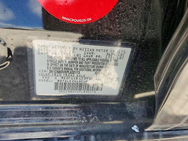 Aukcja sprzedaży 2023 Nissan Versa, vin: 3N1CN8DVXPL832173, numer aukcji: 62154156