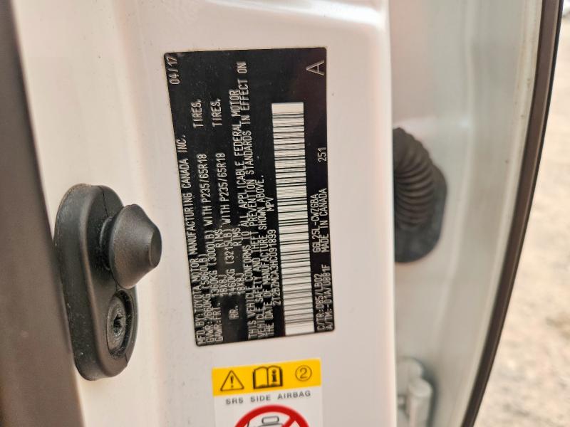61017136 :رقم المزاد ، 2T2BZMCA3HC091899 vin ، 2017 Lexus Rx 350 مزاد بيع