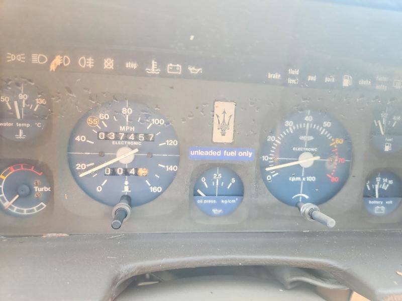 60030076 :رقم المزاد ، ZAMAL1106FB313207 vin ، 1985 Maserati Biturbo مزاد بيع