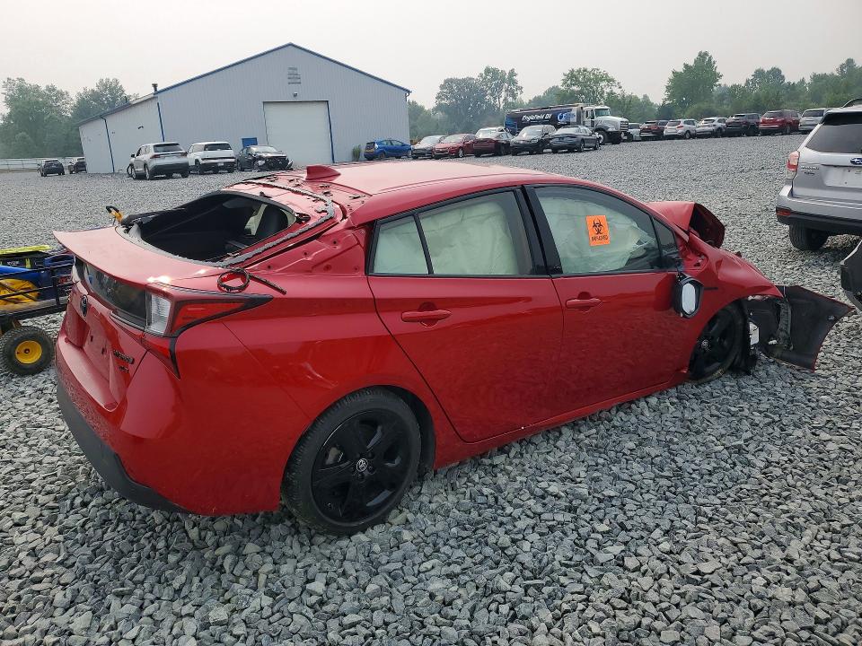 2021 Toyota Prius მანქანა იყიდება აუქციონზე, vin: JTDKAMFU2M3127263, აუქციონის ნომერი: 61203126