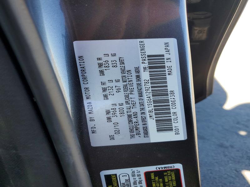 Продаж на аукціоні авто 2010 Mazda 3, vin: JM1BL1SG6A1292782, номер лоту: 63413176