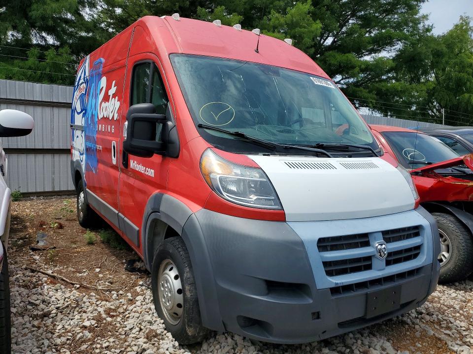 61691306 :رقم المزاد ، 3C6TRVCG4HE528031 vin ، 2017 Ram Promaster 2500 مزاد بيع