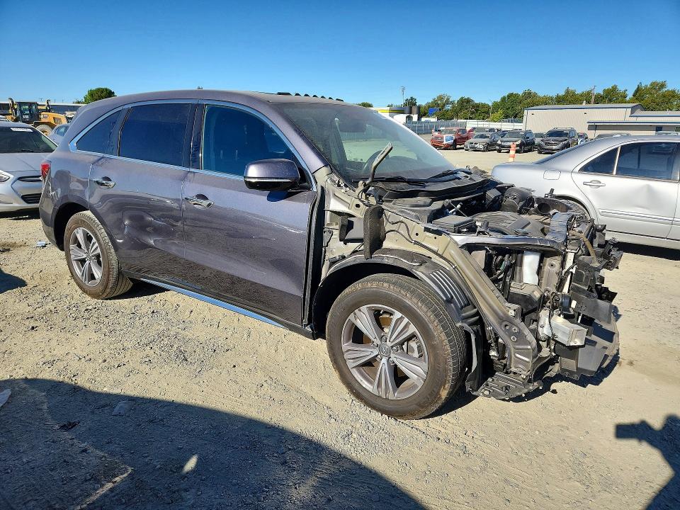 62130776 :رقم المزاد ، 5J8YD4H34KL022390 vin ، 2019 Acura Mdx مزاد بيع