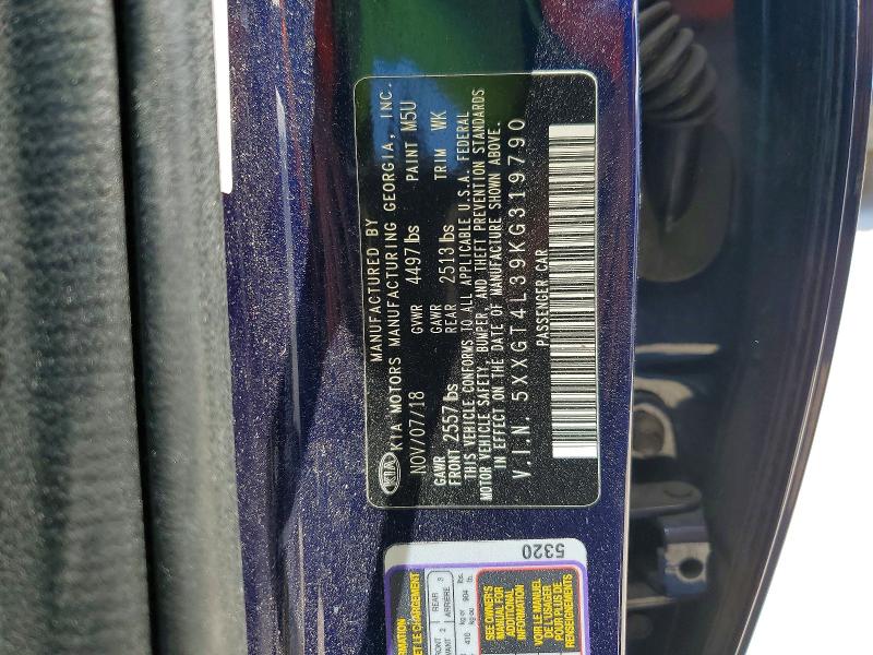 Продаж на аукціоні авто 2019 Kia Optima, vin: 5XXGT4L39KG319790, номер лоту: 62143106