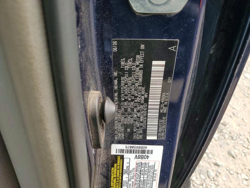 2006 Toyota Sienna მანქანა იყიდება აუქციონზე, vin: 5TDZA23C16S516153, აუქციონის ნომერი: 61306546