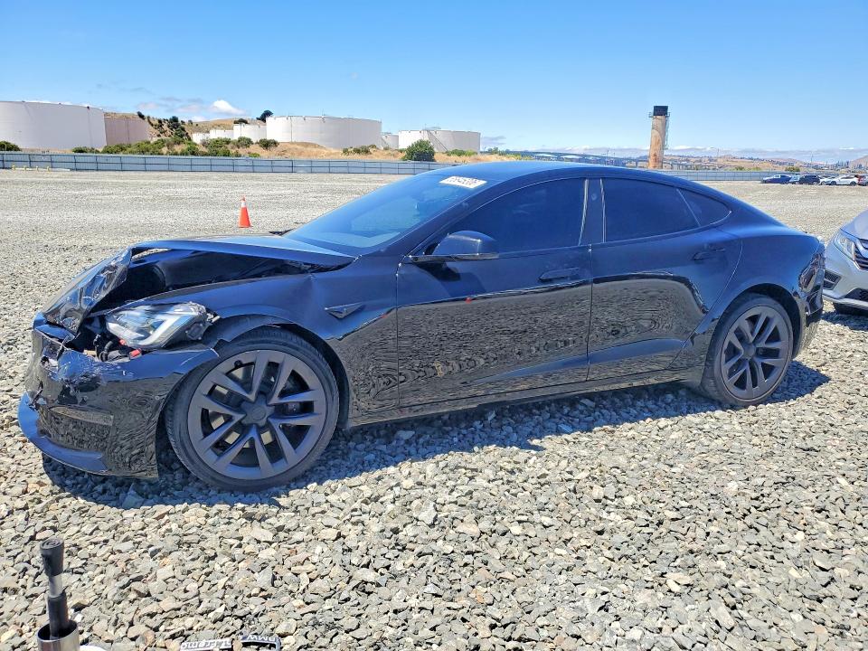 2021 Tesla Model S მანქანა იყიდება აუქციონზე, vin: 5YJSA1E56MF436343, აუქციონის ნომერი: 55846306