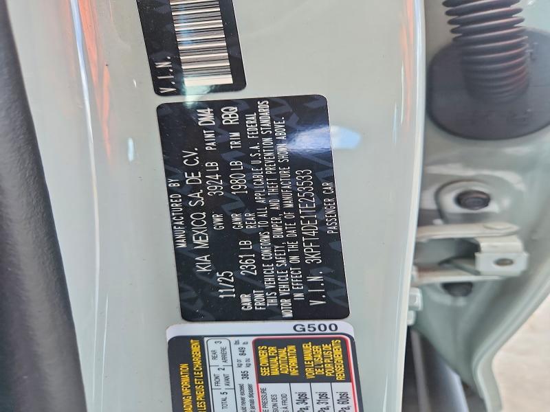 Продаж на аукціоні авто 2026 Kia K4, vin: 3KPFT4DE1TE253533, номер лоту: 59791076