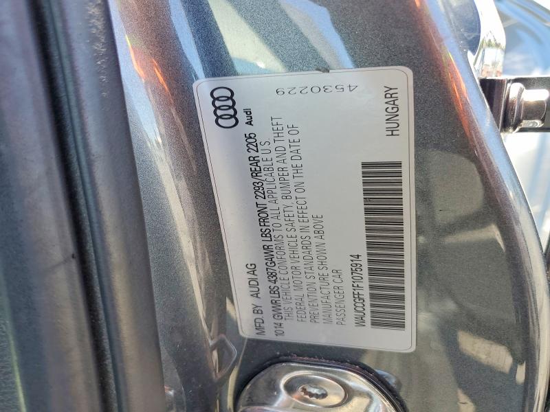 Продажа на аукционе авто 2015 Audi A3, vin: WAUCCGFF1F1075914, номер лота: 61902616