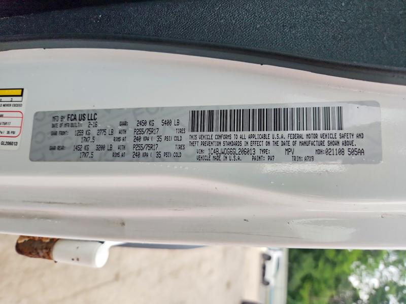 Продаж на аукціоні авто 2016 Jeep Wrangler Unlimited, vin: 1C4BJWDG6GL206013, номер лоту: 61896616