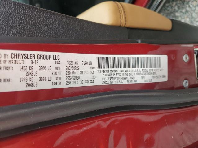 62986236 :رقم المزاد ، 1C4SDHET0EC286341 vin ، 2014 Dodge Durango مزاد بيع