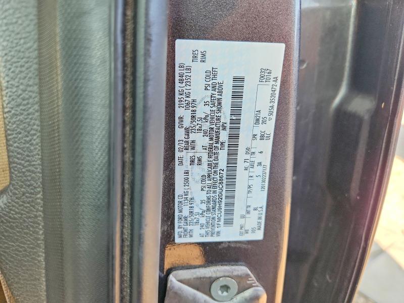 Продаж на аукціоні авто 2013 Ford Escape, vin: 1FMCU9H92DUC88672, номер лоту: 61938886