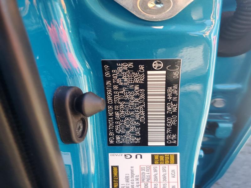 60837296 :رقم المزاد ، JTDKARFP5L3138618 vin ، 2020 Toyota Prius Prime مزاد بيع