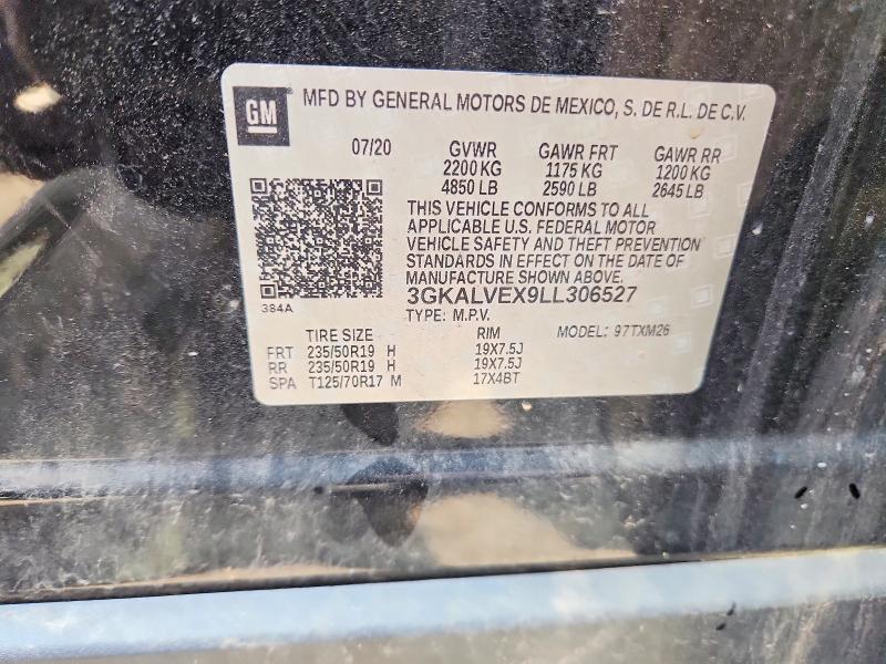 61430556 :رقم المزاد ، 3GKALVEX9LL306527 vin ، 2020 Gmc Terrain مزاد بيع