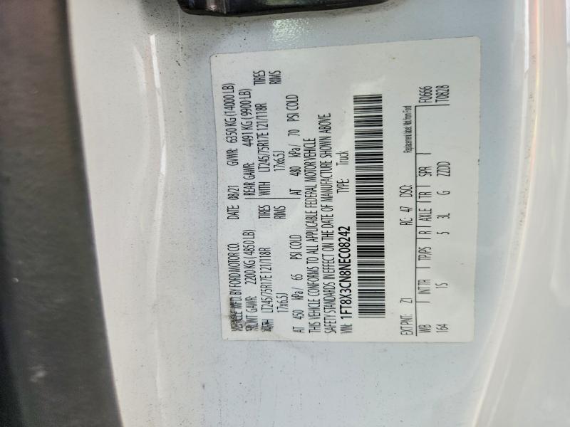 Продажа на аукционе авто 2022 Ford F350, vin: 1FT8X3CN8NEC08242, номер лота: 59063026