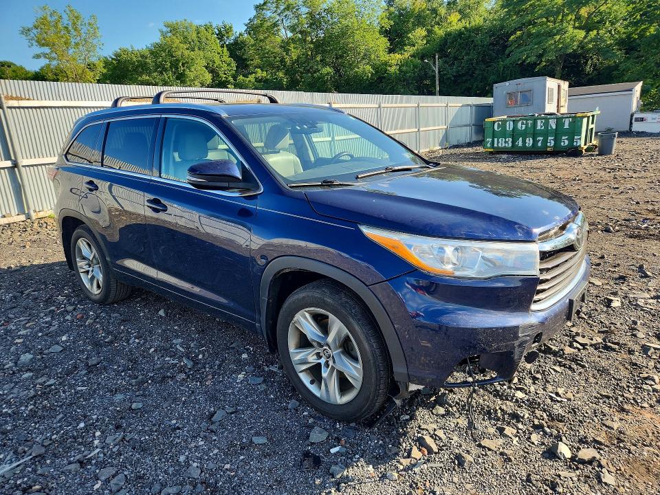 2016 Toyota Highlander მანქანა იყიდება აუქციონზე, vin: 5TDDKRFH4GS234002, აუქციონის ნომერი: 60548576