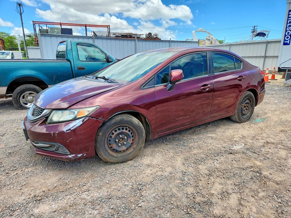 2013 Honda Civic მანქანა იყიდება აუქციონზე, vin: 2HGFB2F51DH523923, აუქციონის ნომერი: 61626166