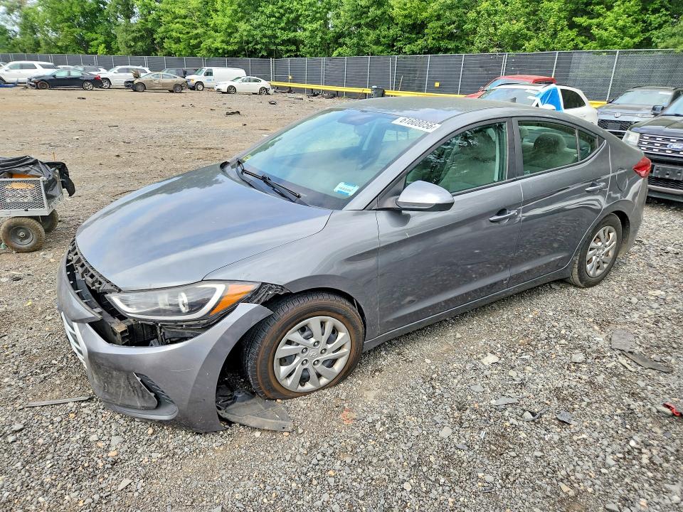 61608056 :رقم المزاد ، KMHD74LF7HU154340 vin ، 2017 Hyundai Elantra مزاد بيع