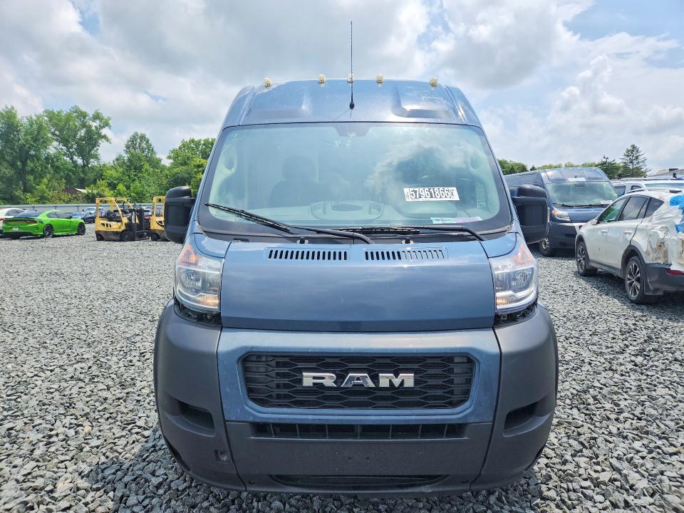 57961866 :رقم المزاد ، 3C6FRVJG5ME501284 vin ، 2021 Ram Promaster 3500 مزاد بيع