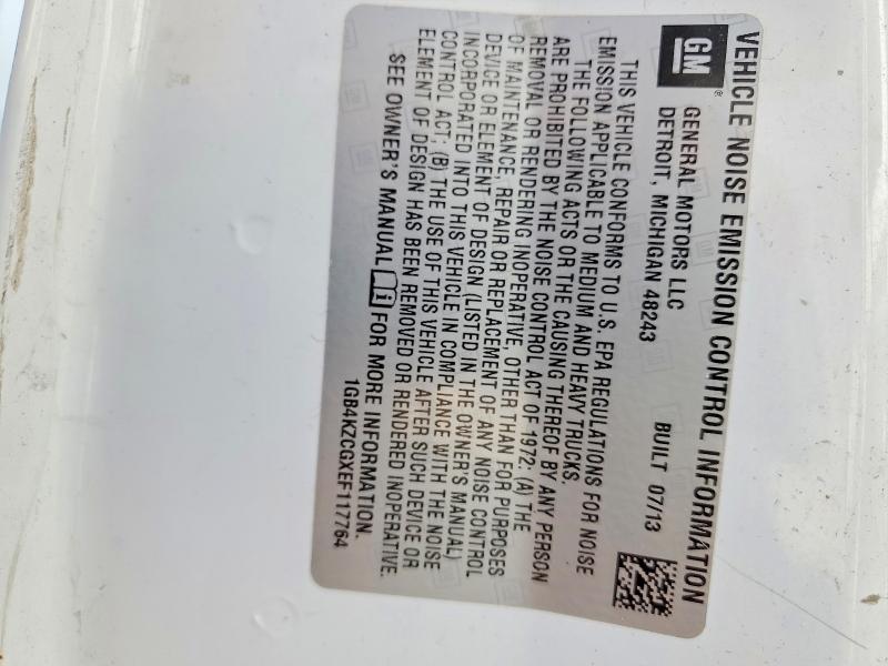 61568796 :رقم المزاد ، 1GB4KZCGXEF117764 vin ، 2014 Chevrolet Silverado مزاد بيع