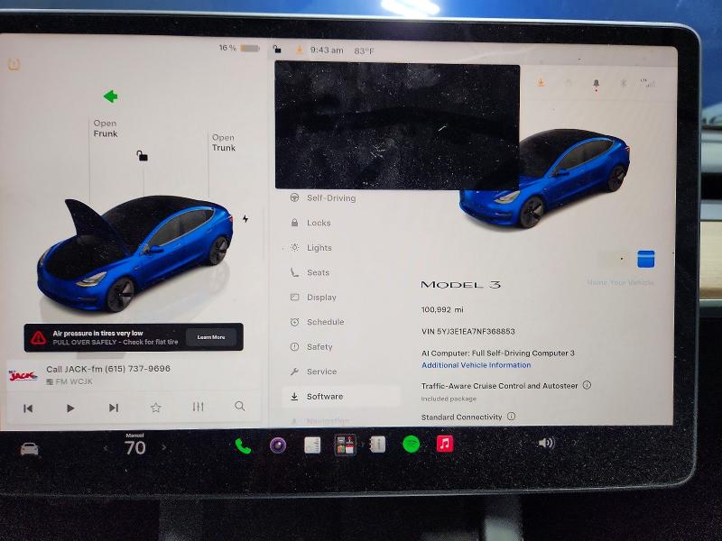 Продаж на аукціоні авто 2022 Tesla Model 3, vin: 5YJ3E1EA7NF368853, номер лоту: 59747496