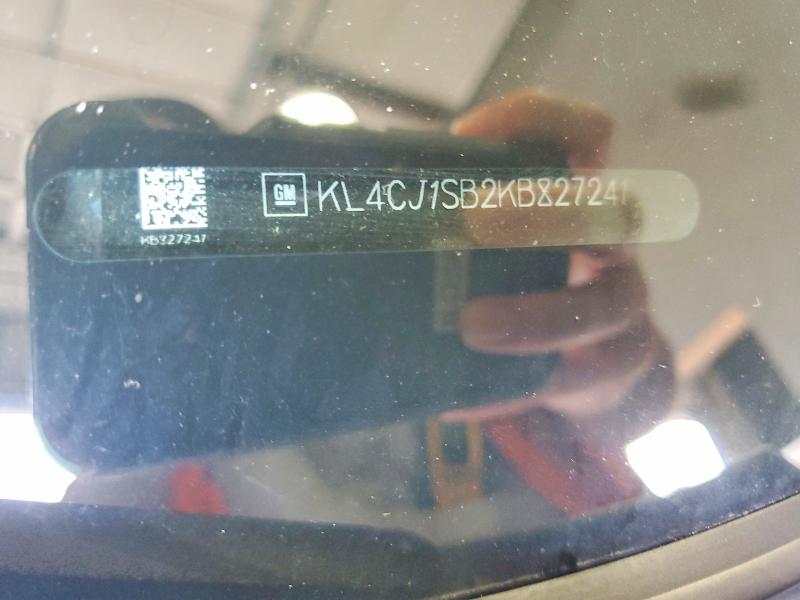 62000836 :رقم المزاد ، KL4CJ1SB2KB827241 vin ، 2019 Buick Encore مزاد بيع