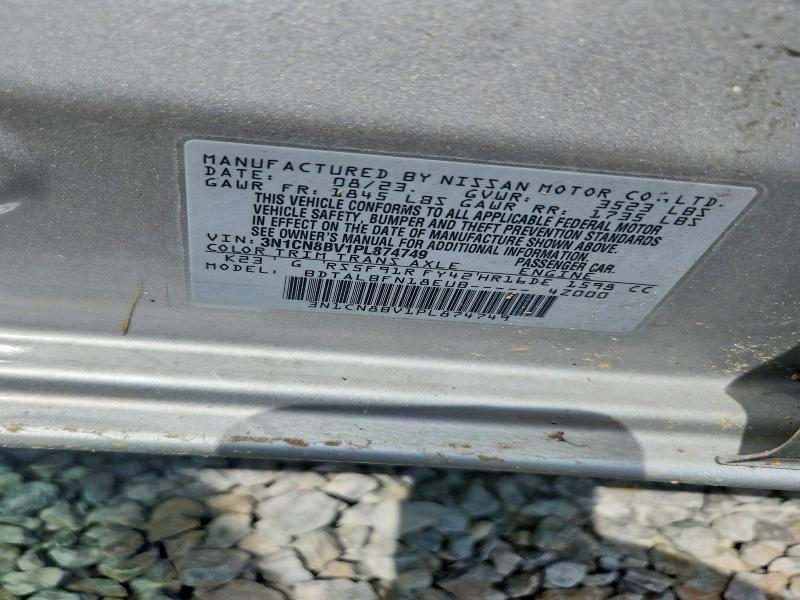 Продаж на аукціоні авто 2023 Nissan Versa, vin: 3N1CN8BV1PL874749, номер лоту: 61100696