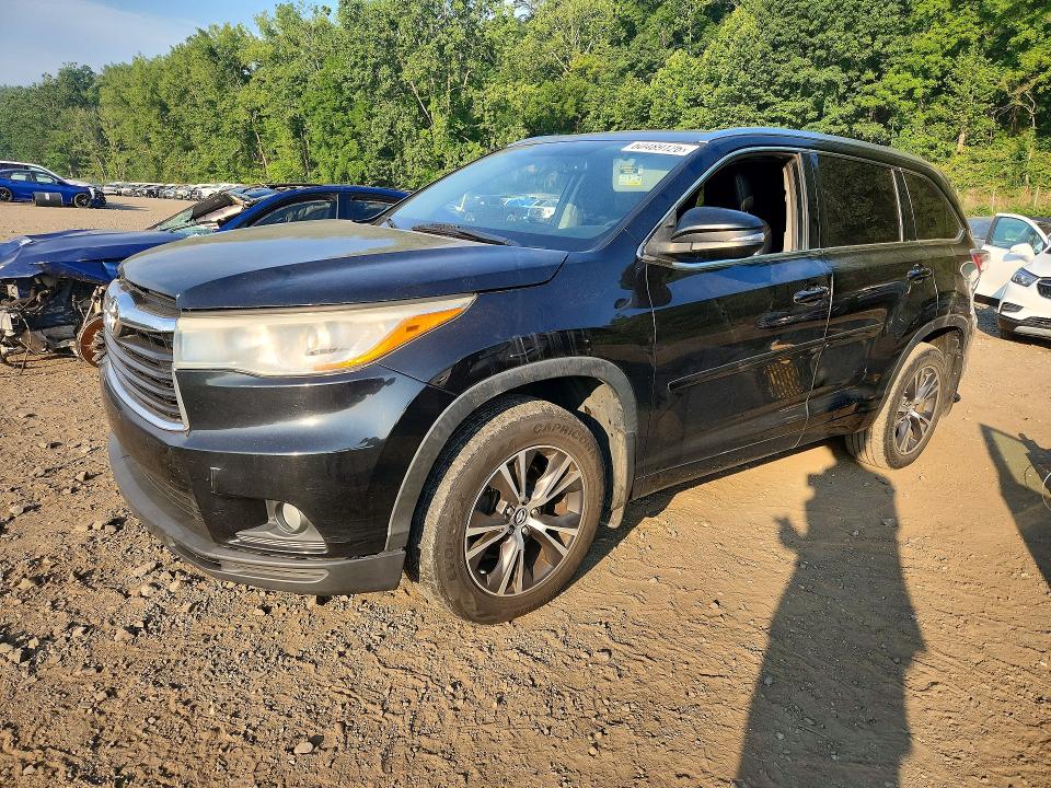 2016 Toyota Highlander მანქანა იყიდება აუქციონზე, vin: 5TDJKRFH5GS290632, აუქციონის ნომერი: 60489126