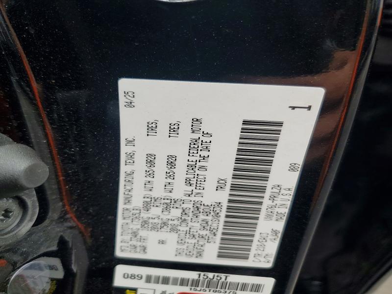 2025 Toyota Tundra მანქანა იყიდება აუქციონზე, vin: 5TFWA5EC1SX045384, აუქციონის ნომერი: 62975246