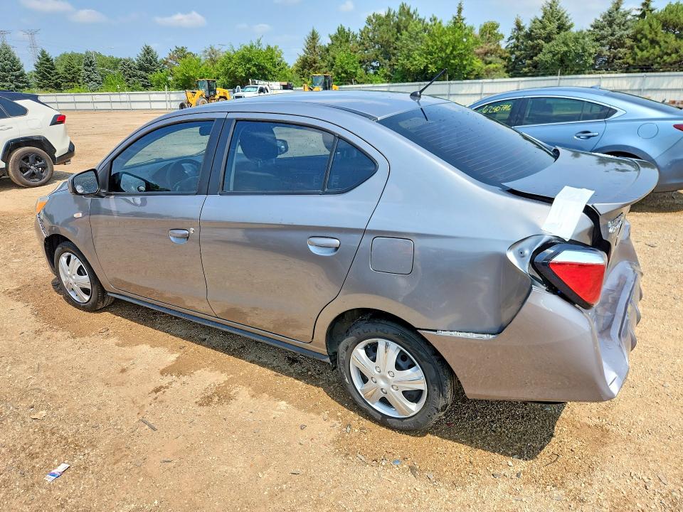 2022 Mitsubishi Mirage მანქანა იყიდება აუქციონზე, vin: ML32FUFJ9NHF05824, აუქციონის ნომერი: 62574586