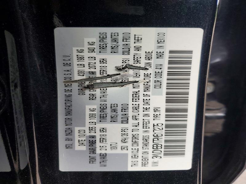 2024 Mazda Cx-30 მანქანა იყიდება აუქციონზე, vin: 3MVDMBBM7RM617275, აუქციონის ნომერი: 61477276