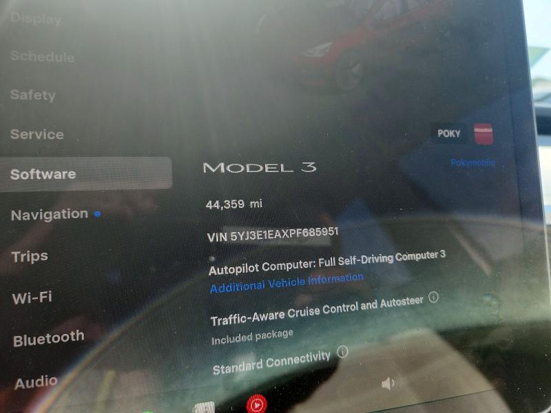 59687956 :رقم المزاد ، 5YJ3E1EAXPF685951 vin ، 2023 Tesla Model 3 مزاد بيع