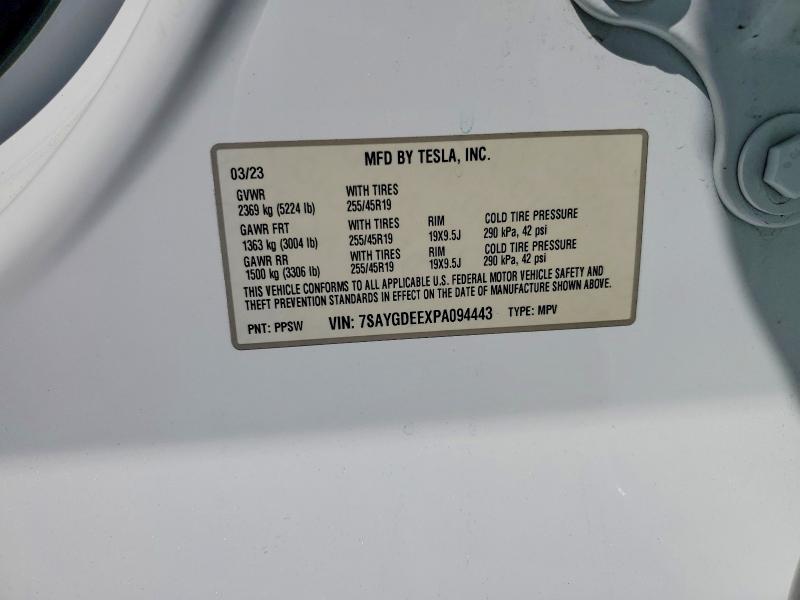 Aukcja sprzedaży 2023 Tesla Model Y, vin: 7SAYGDEEXPA094443, numer aukcji: 61976586