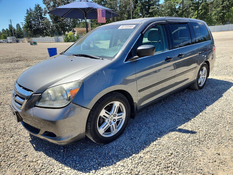 Продажа на аукционе авто 2007 Honda Odyssey, vin: 5FNRL38207B025529, номер лота: 60760066