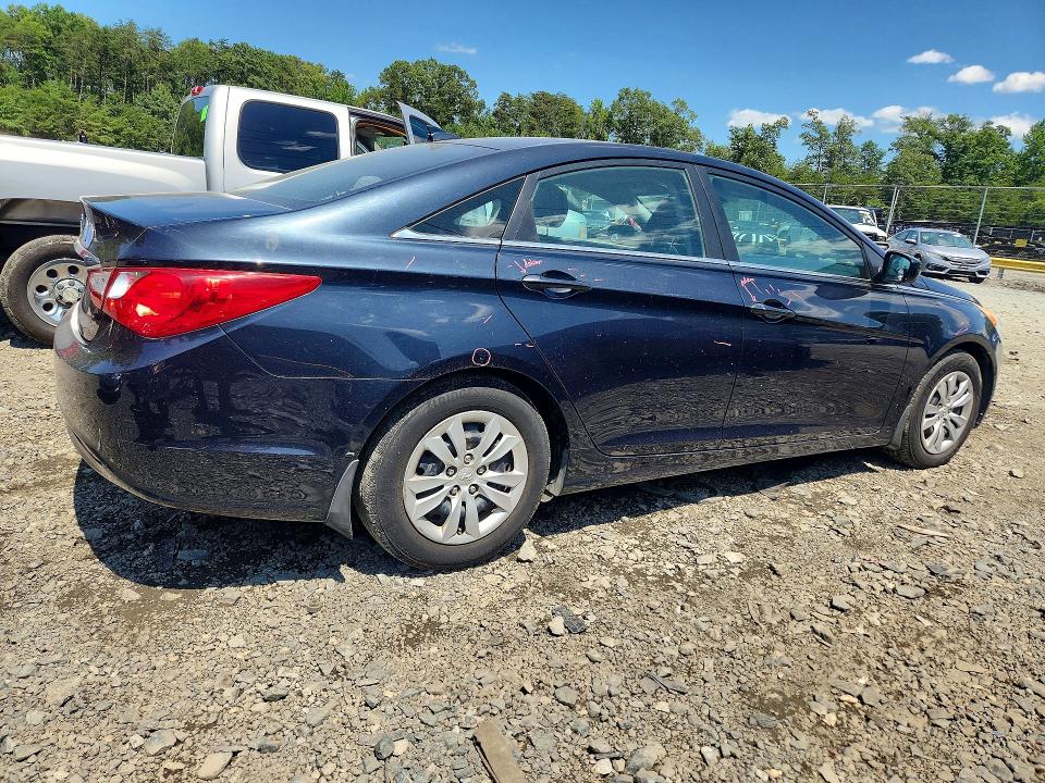 2012 Hyundai Sonata მანქანა იყიდება აუქციონზე, vin: 5NPEB4AC8CH486175, აუქციონის ნომერი: 61843856