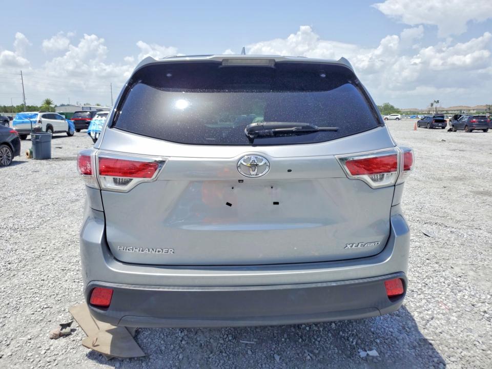 Продаж на аукціоні авто 2014 Toyota Highlander, vin: 5TDJKRFH4ES036472, номер лоту: 61243456