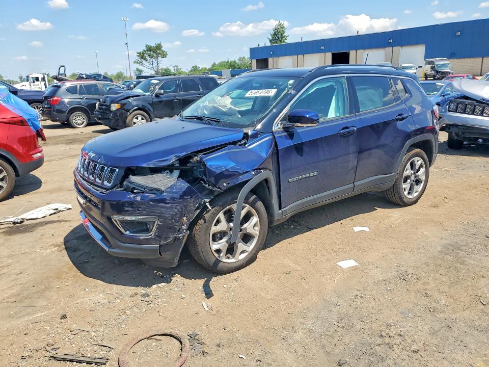 59884496 :رقم المزاد ، 3C4NJDCB8LT132440 vin ، 2020 Jeep Compass مزاد بيع