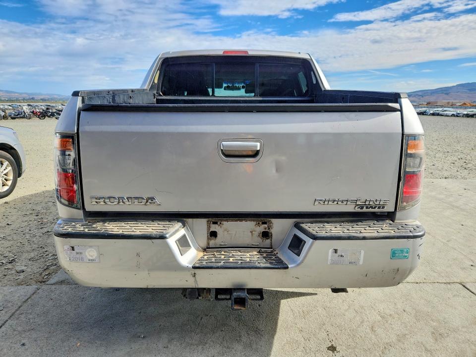 2006 Honda Ridgeline მანქანა იყიდება აუქციონზე, vin: 2HJYK16476H505496, აუქციონის ნომერი: 61624946