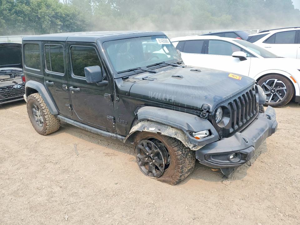 Продажа на аукционе авто 2021 Jeep Wrangler Unlimited, vin: 1C4HJXDG8MW646681, номер лота: 61495666