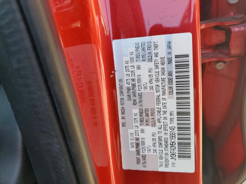 61108436 :رقم المزاد ، JM3KFADM5K1568145 vin ، 2019 Mazda Cx-5 مزاد بيع