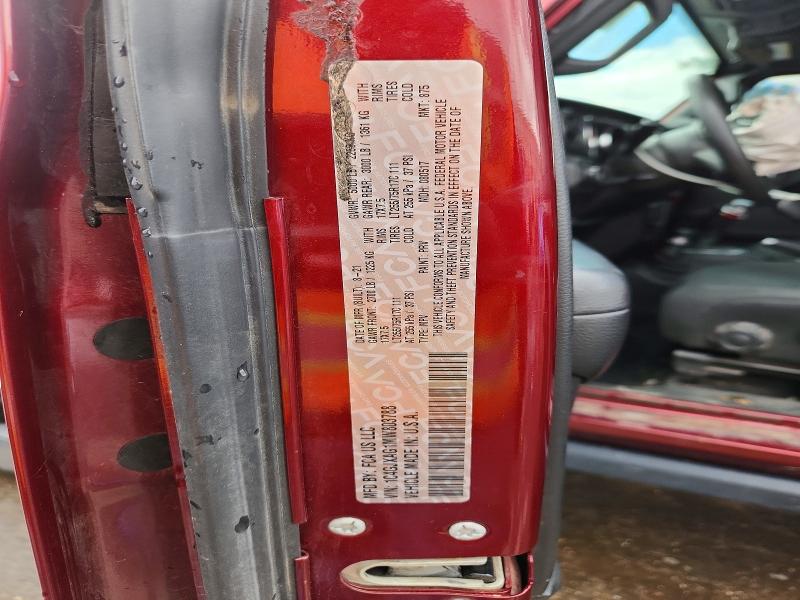 Продажа на аукционе авто 2021 Jeep Wrangler, vin: 1C4GJXAG1MW803788, номер лота: 61519636